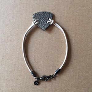 Gorjana Triangle Leather Bracelet